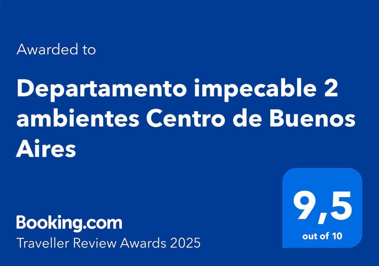 Departamento Impecable 2 Ambientes Centro De Buenos Aires Apartment Bagian luar foto